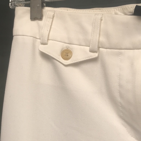 White Stretch Pants - Picture 2 of 6